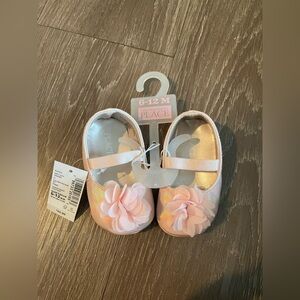 Baby Girls Floral Ballet Flats - Pink